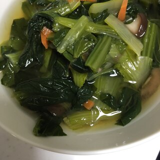 小松菜と椎茸の煮物(*^^*)☆